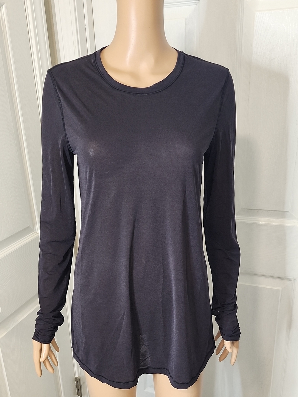 lululemon athletica Long-Sleeve Sheer Crew Neck Top